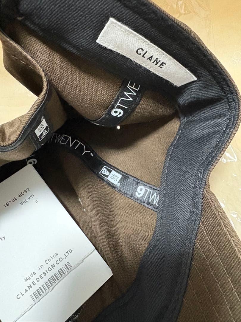 【新品タグ付】CLANE × New Era® CL LOGO CAP BRW