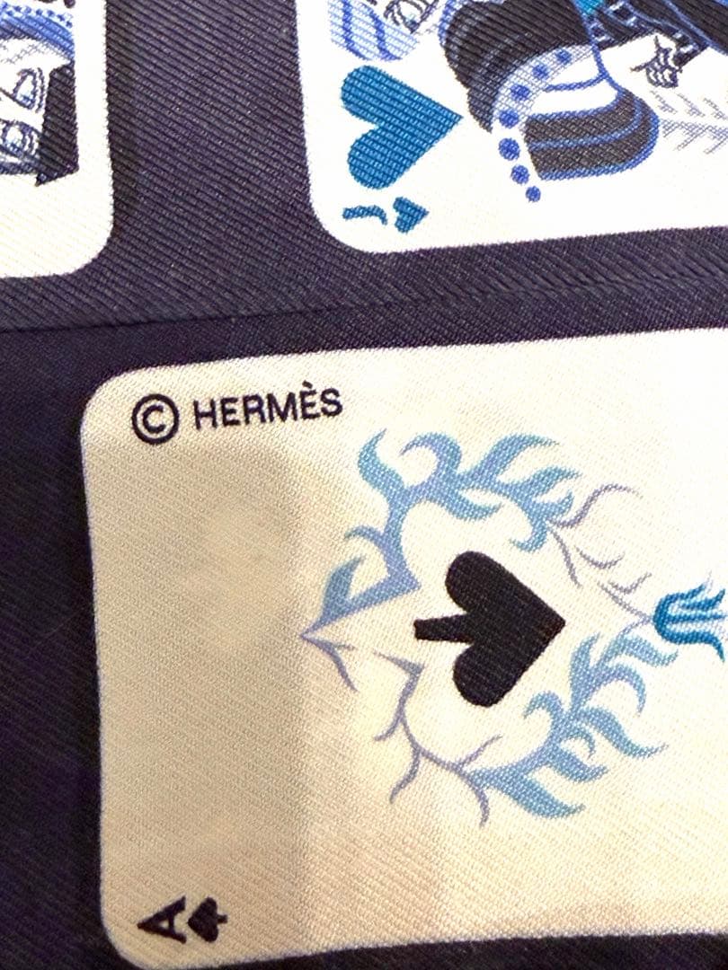 HERMES エルメス ツイリーJEU DE CARTESジュドーカルトトランプ