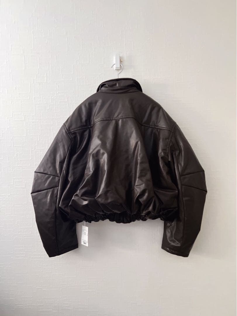 新品☆エトレトウキョウ　バルーンシルエットパディングブルゾン　ブラウン　M