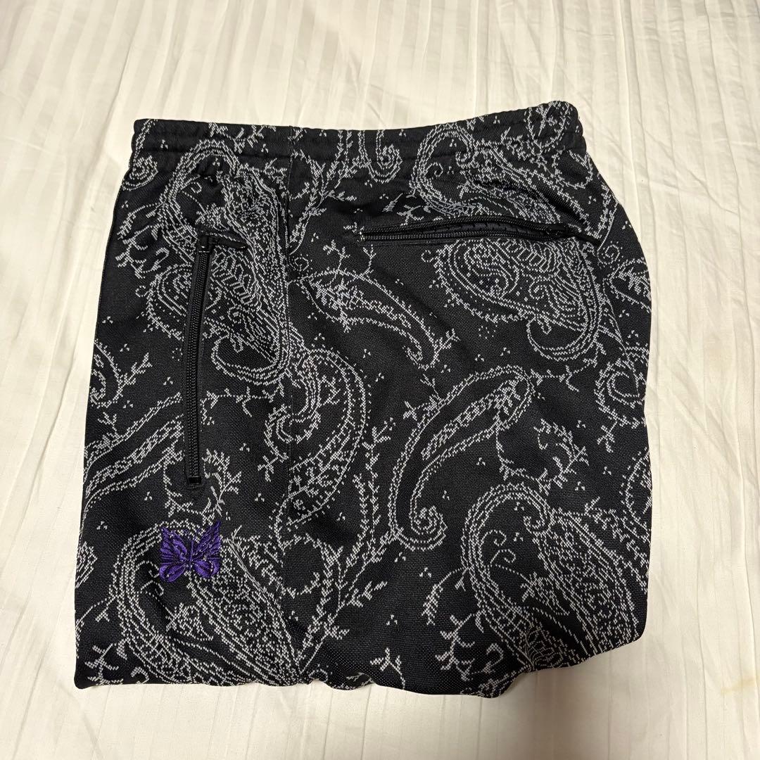 美品 needles ペイズリー柄トラックパンツ