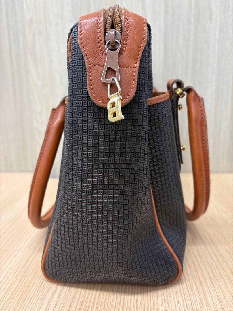 BALLY バリー トートバッグ 総柄 レザー A4収納可 美品