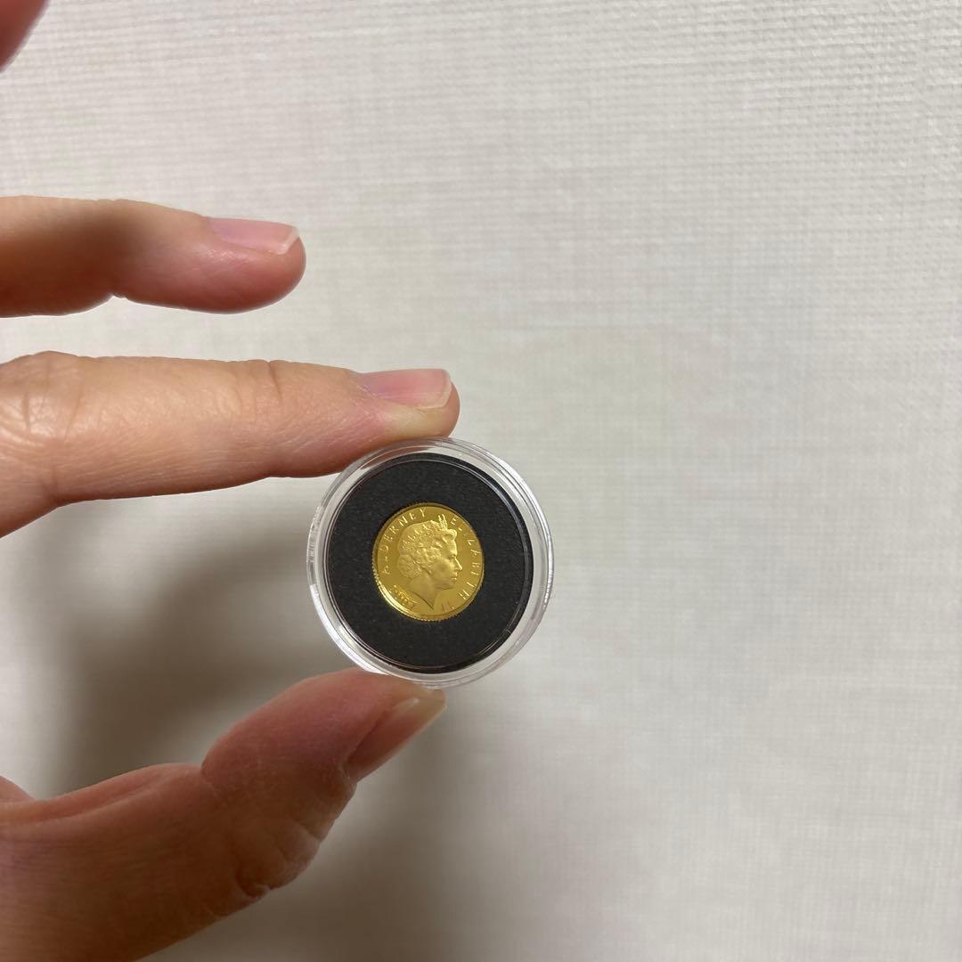 オルダニー　2007年　ダイアナ妃没後10年　1/25オンス金貨 純金　保証書付