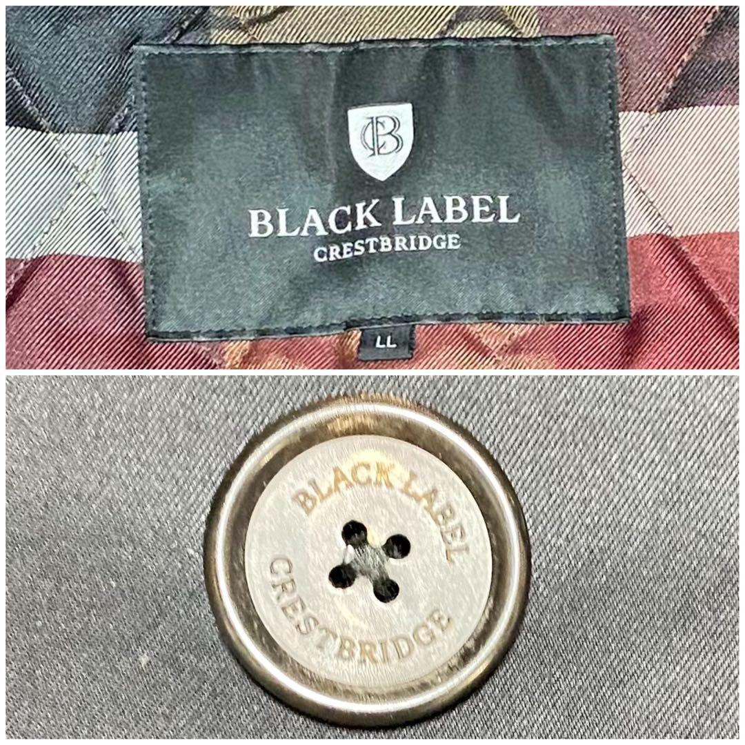 極美品　BURBERRY バーバリー　ブラックレーベル　ロングコート　黒　XL