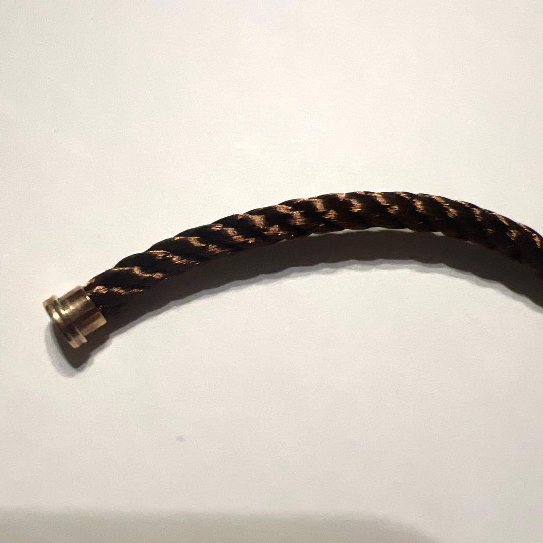 FRED フォース10 ブレスレットゴールド茶色14cm