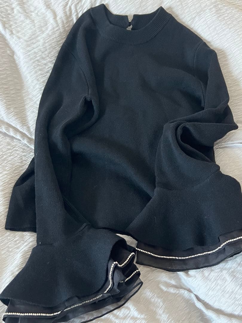 herlipto Éclat Flared Sleeve Knit