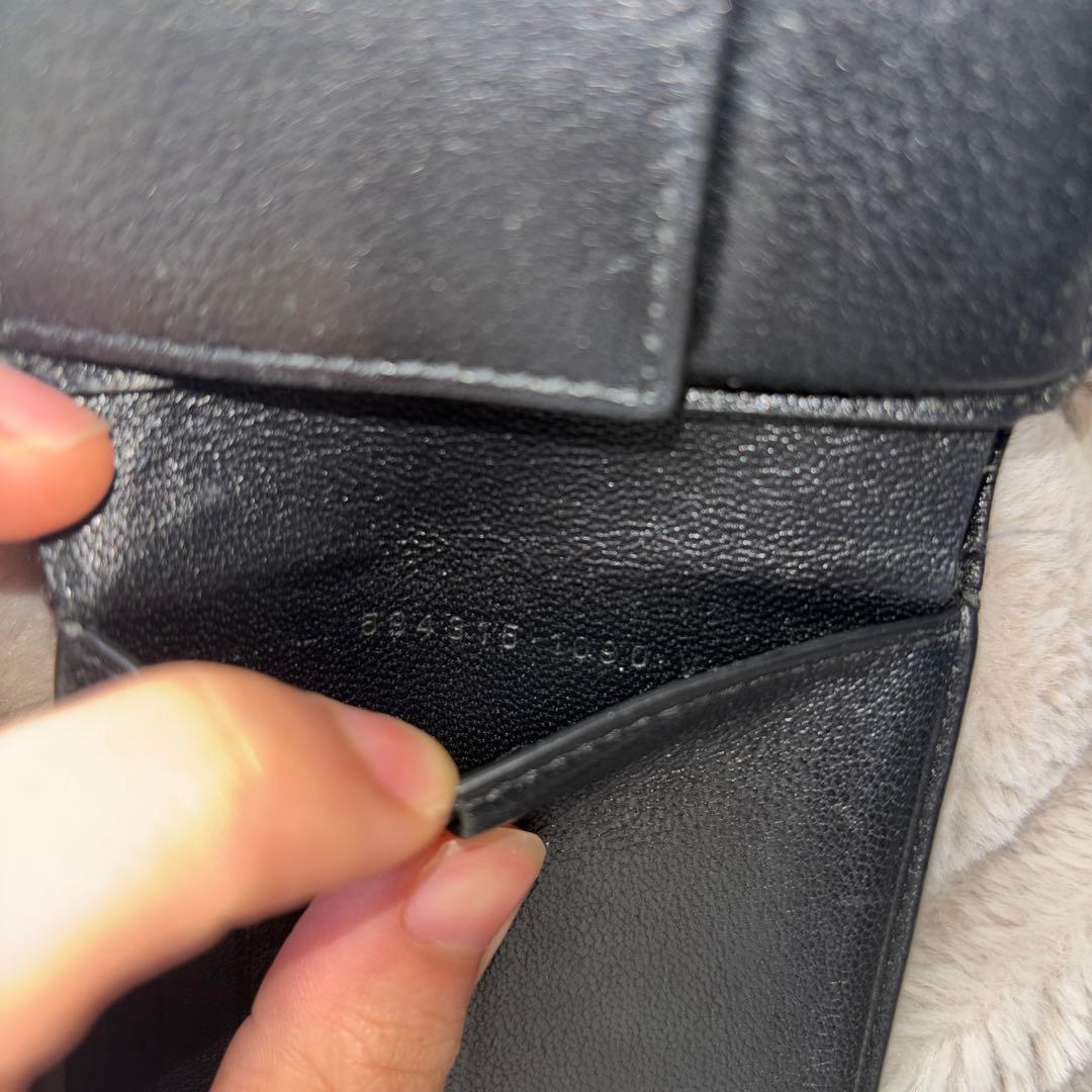 『確実正規』BALENCIAGA ブラック 二つ折り財布 付属品完備