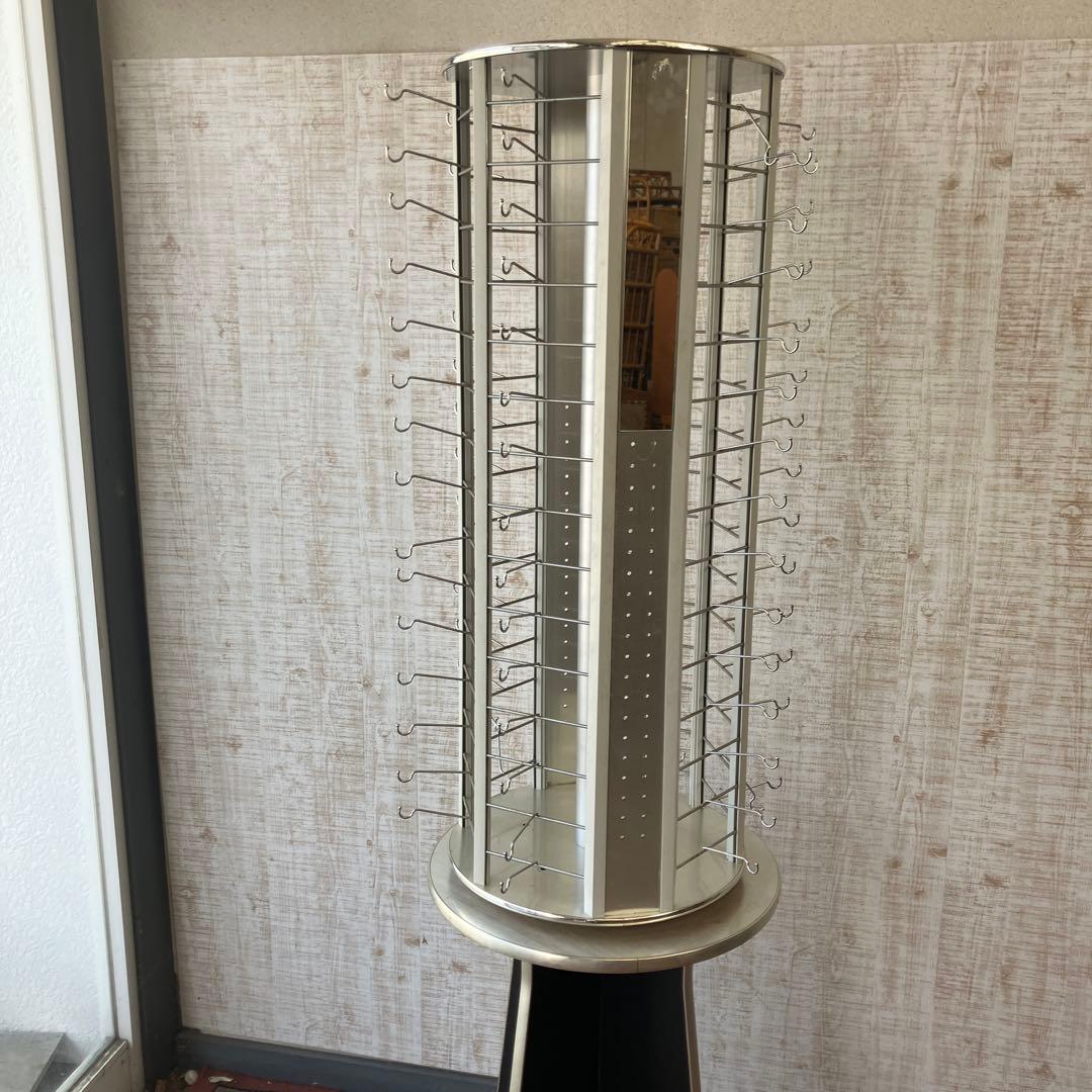 店舗什器 サングラス ディスプレイラック アイウエア 回転式 90点 店舗用品