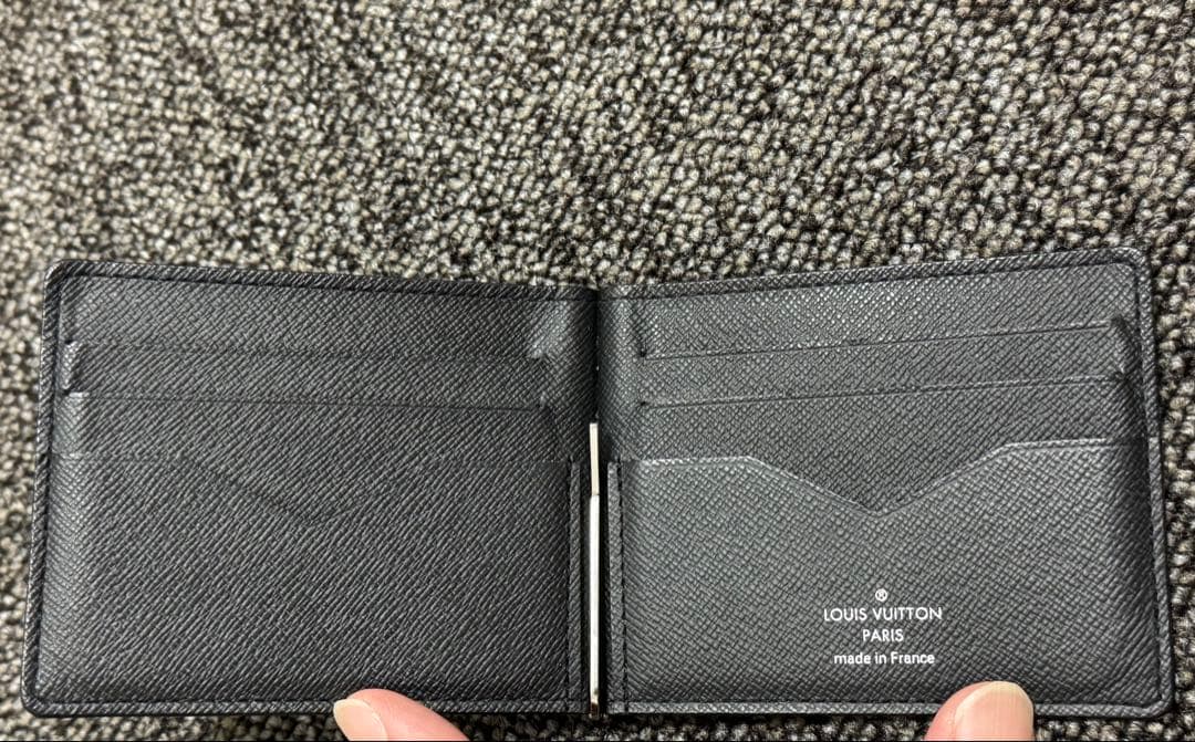 Louis Vuitton ヴィトン ポルトフォイユパンス マネークリップ 黒