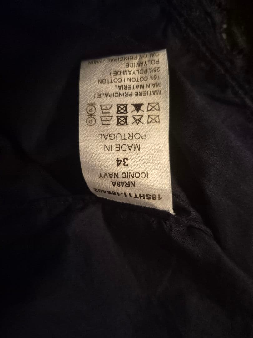 Chloe ネイビー レース ブラウス 半袖