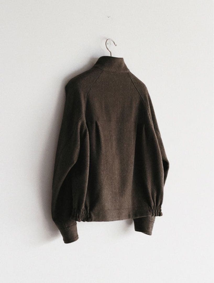 【LIDNM】Alpaca Tweed Harrington Jacket