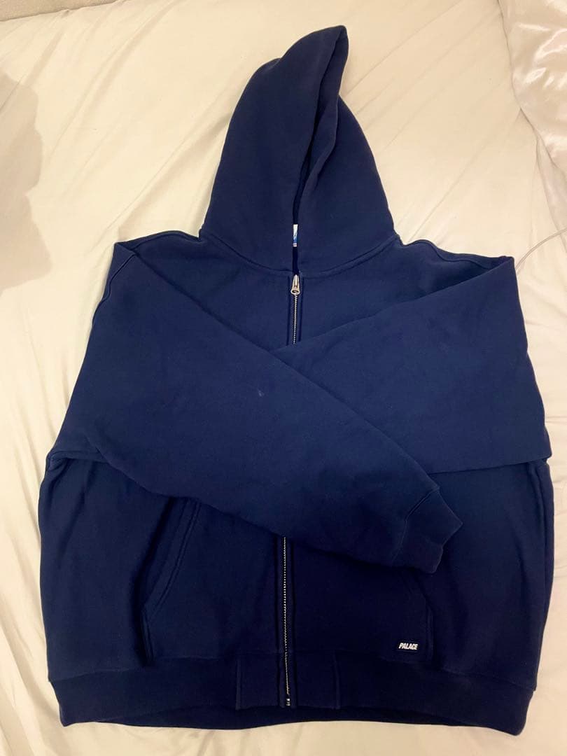 【汰】palace UNISEX ZIP HOOD NAVY