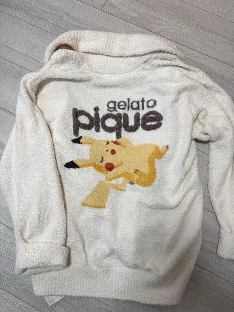 ✨新品未使用✨ジェラートピケ✨ピカチュウ✨カーディガン