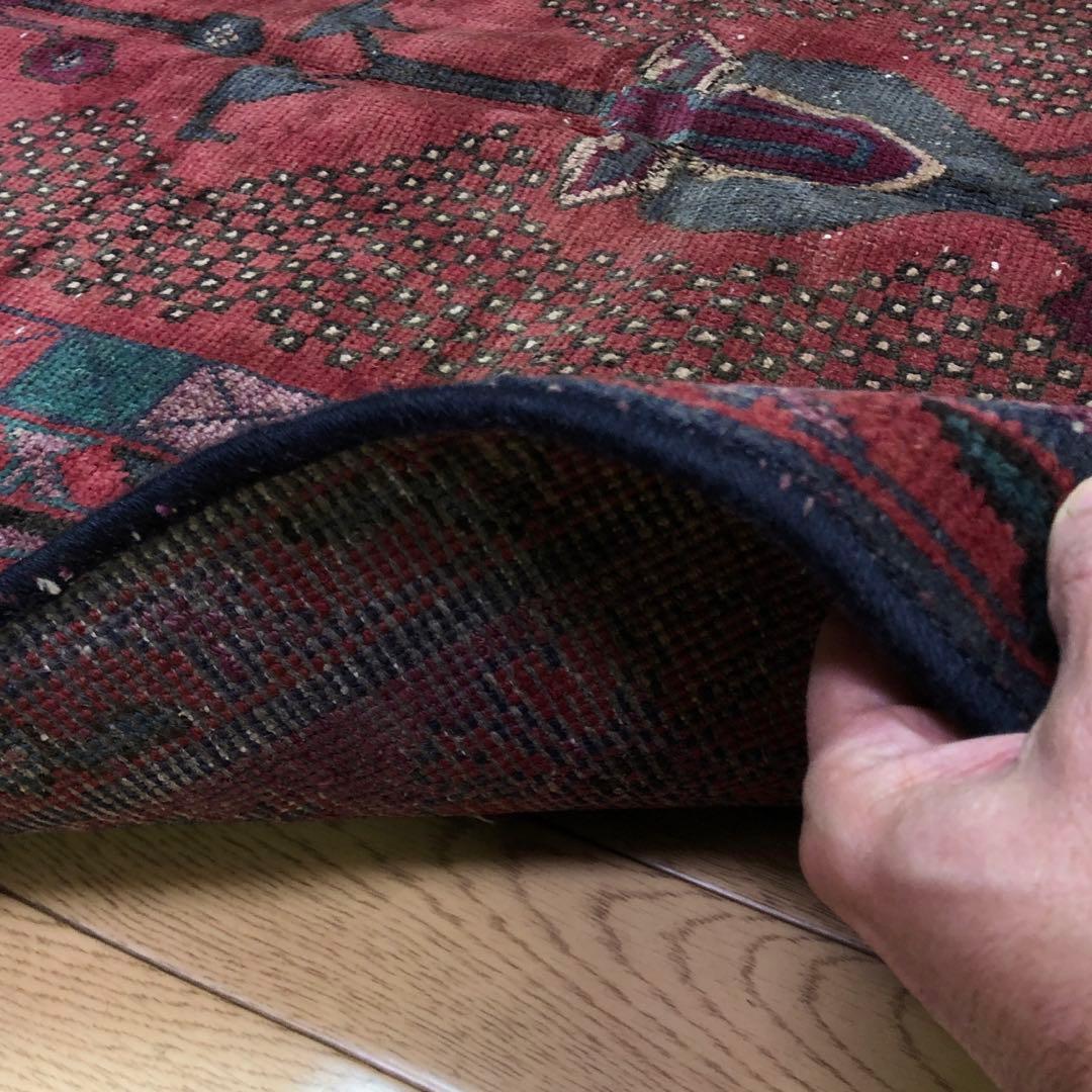ペルシャ絨毯 ヴィンテージラグ 148×97cm 手織り オールドpersia