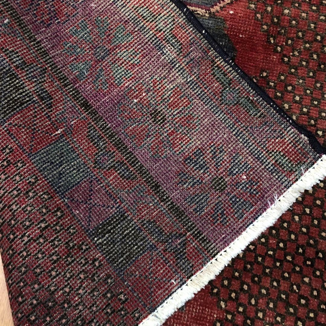 ペルシャ絨毯 ヴィンテージラグ 148×97cm 手織り オールドpersia