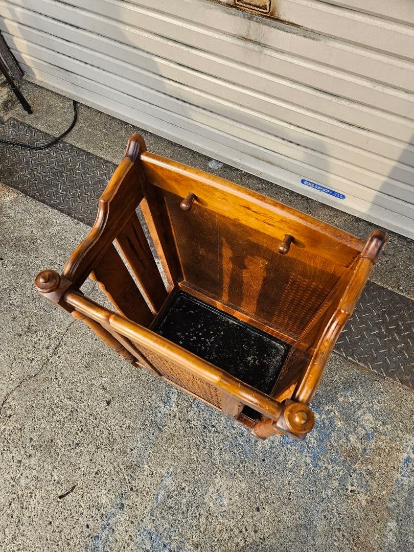 ヴィンテージ Karimoku オールドカリモク 傘立て コロニアル アンブレラ