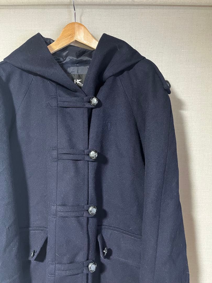 古着 ヒロココシノ ダッフルコート スクールコート オーバーサイズ ユニセックス