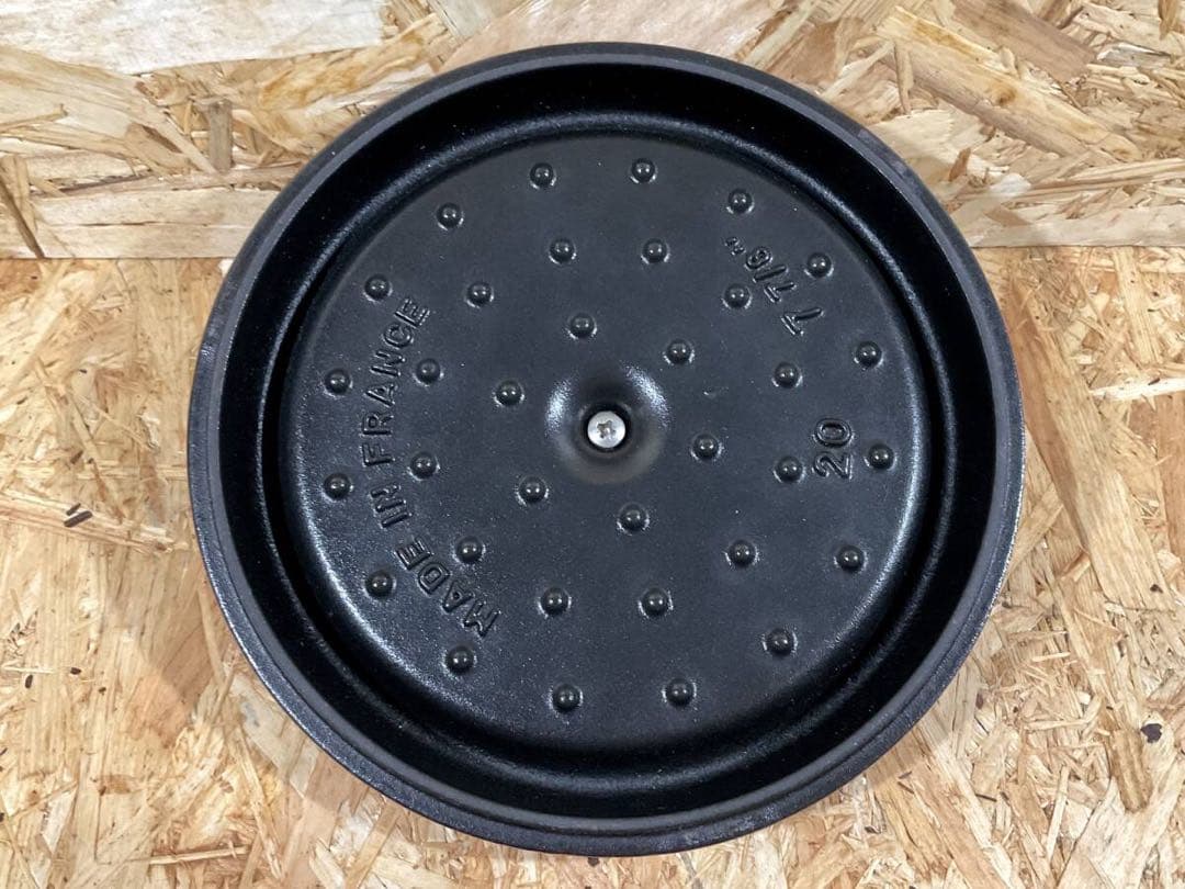 STAUB ストウブ ココット ラウンド 20cm チェリーレッド フランス製