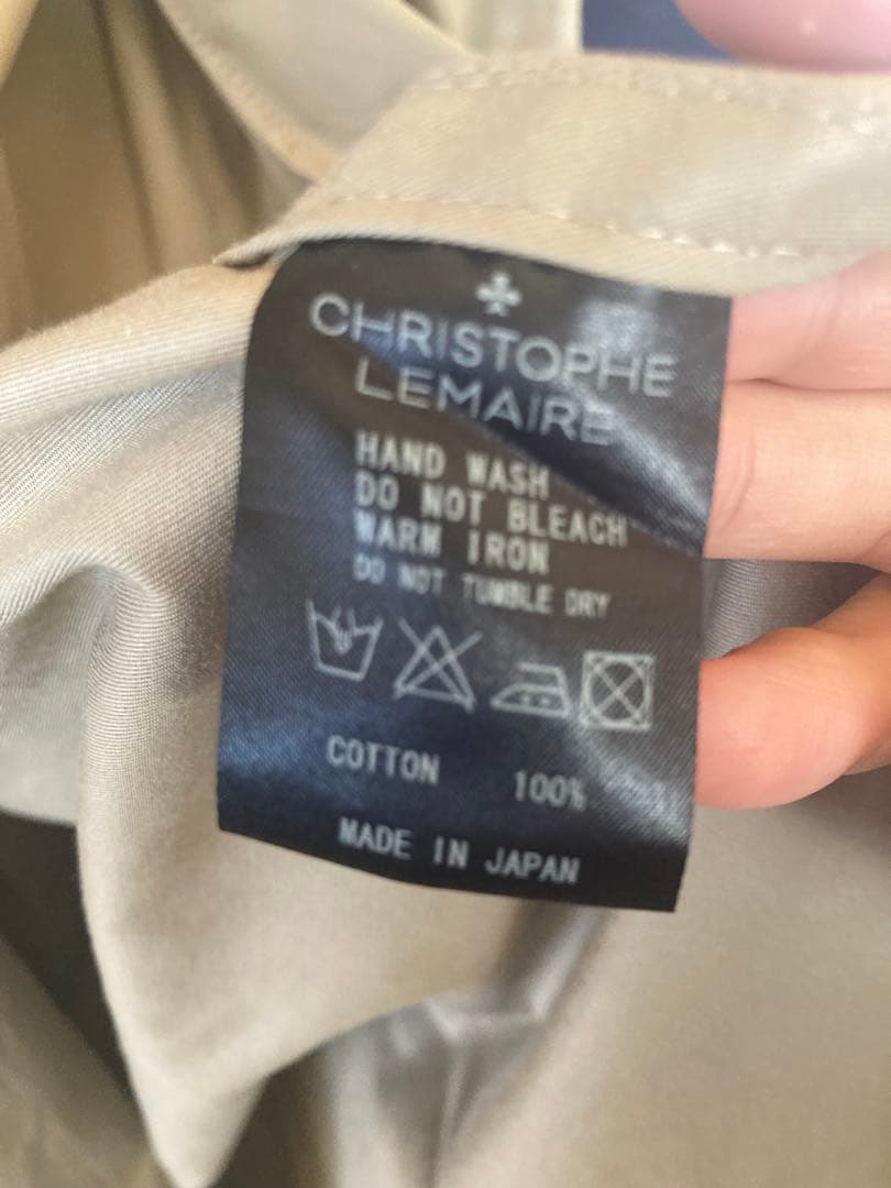 CHRISTOPHE LEMAIRE ベージュ ロングコート サイズ1