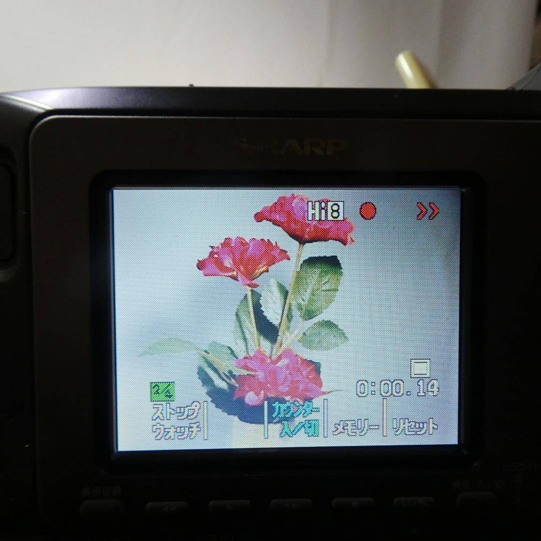 動作良好　VideoHi8 シャープVL-HL50 8ミリビデオカメラDVD化に