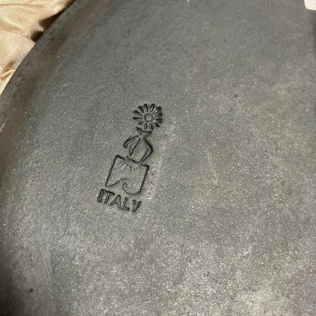 AntonioZaccarella 振子時計　イタリア製陶器