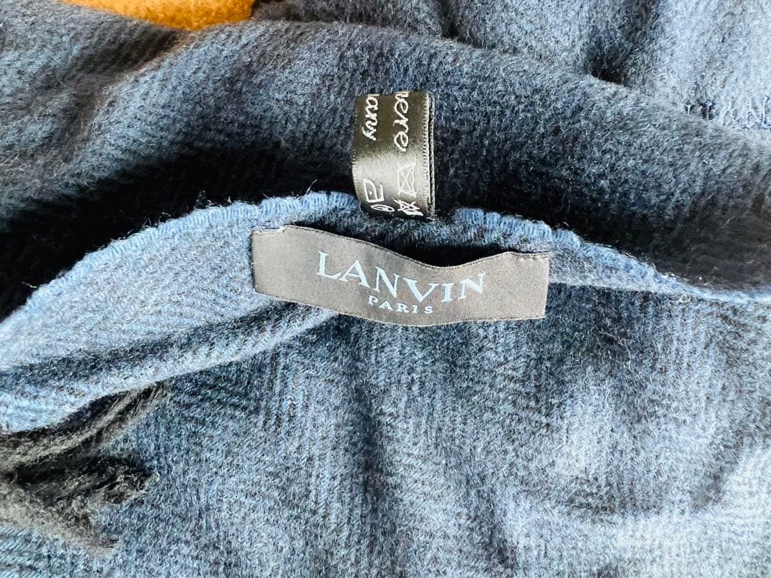 LANVIN コレクション　100%カシミヤ　マフラー ドイツ製