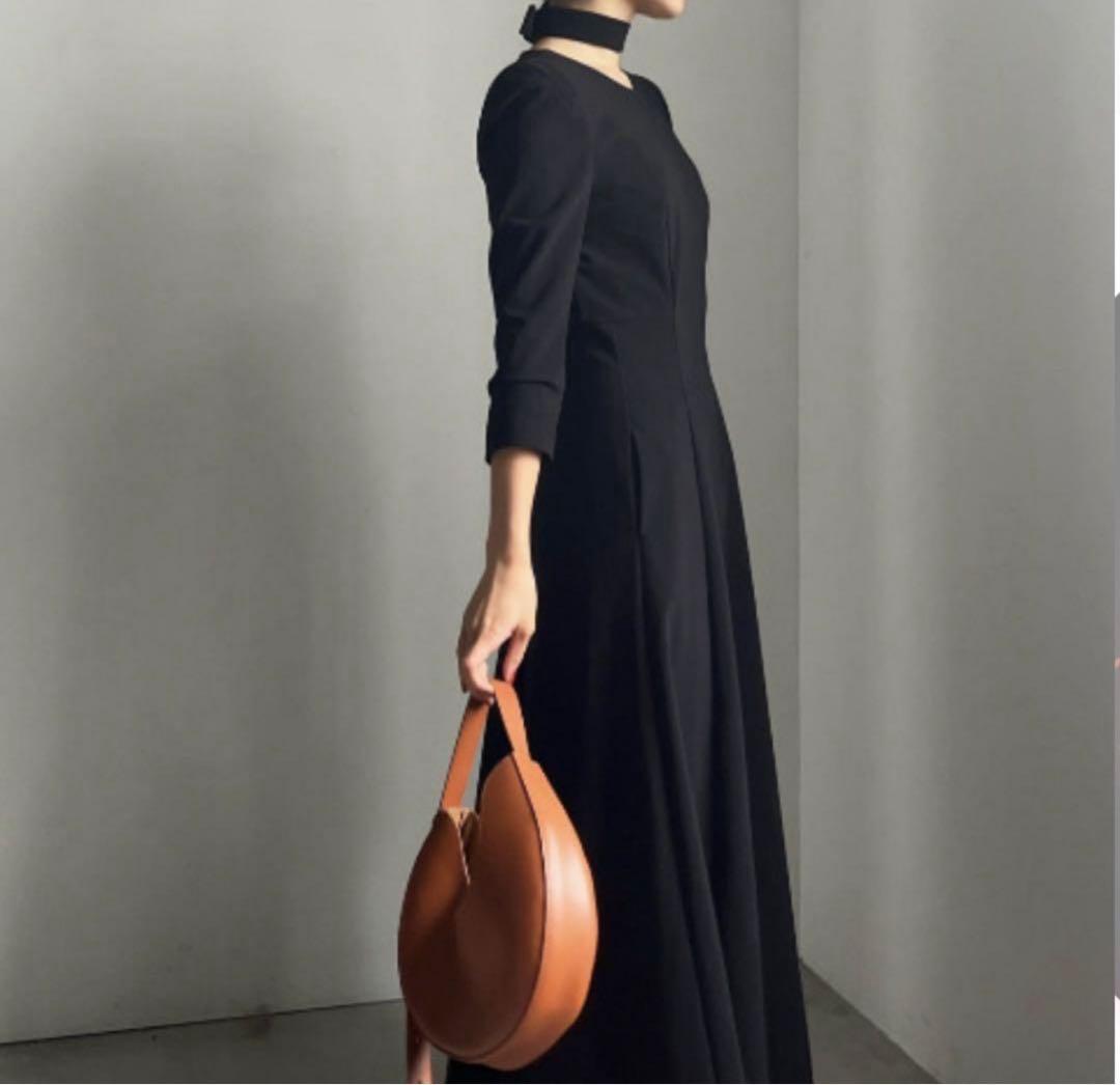 ワンピース Ameri VINTAGE TRICOT TIE SET DRESS