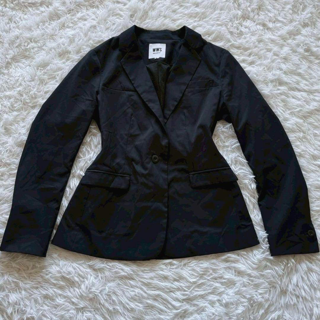 ◎美品 人気アイテムWWS スーツ 濃紺 L 高機能スーツ 洗える 1
