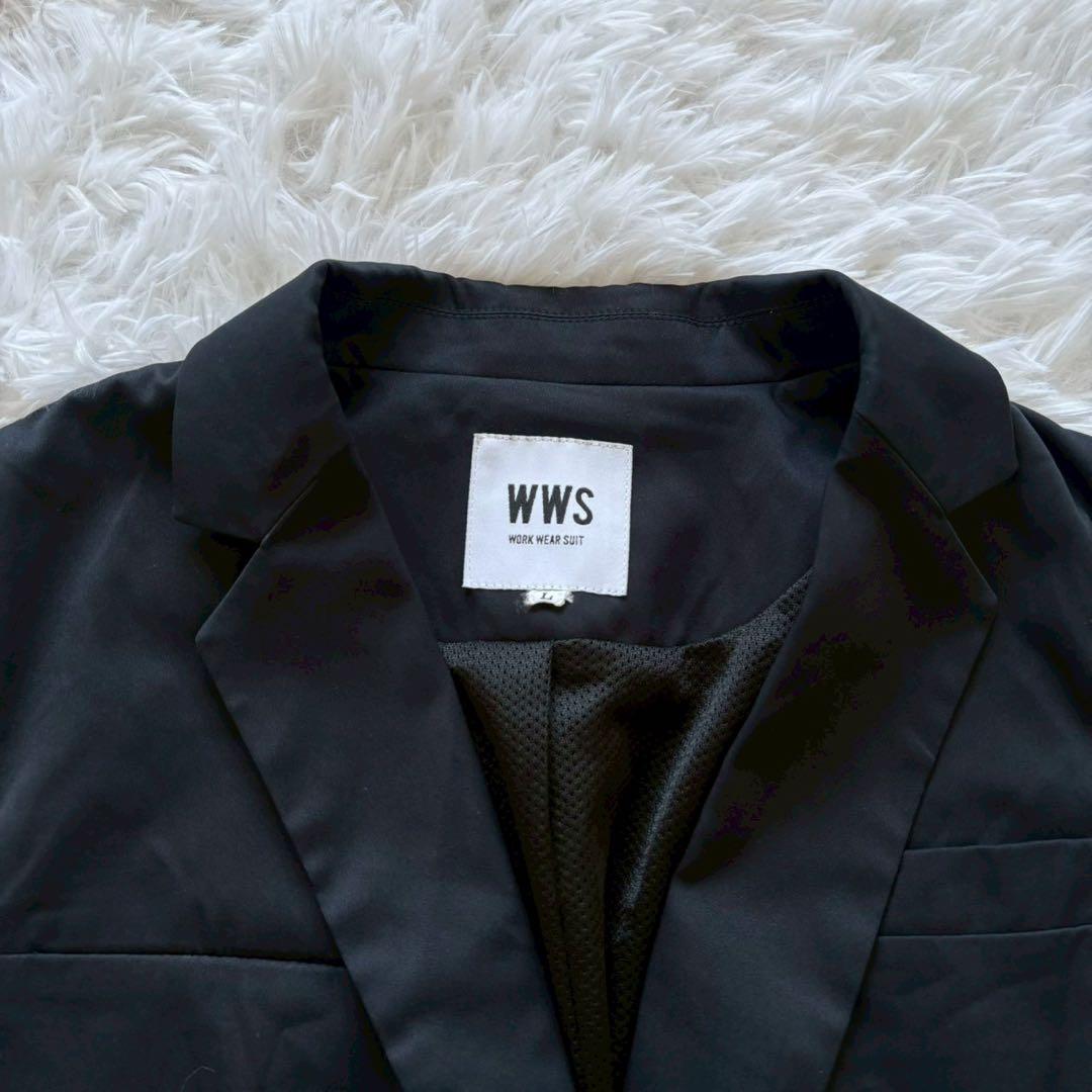 ◎美品 人気アイテムWWS スーツ 濃紺 L 高機能スーツ 洗える 1