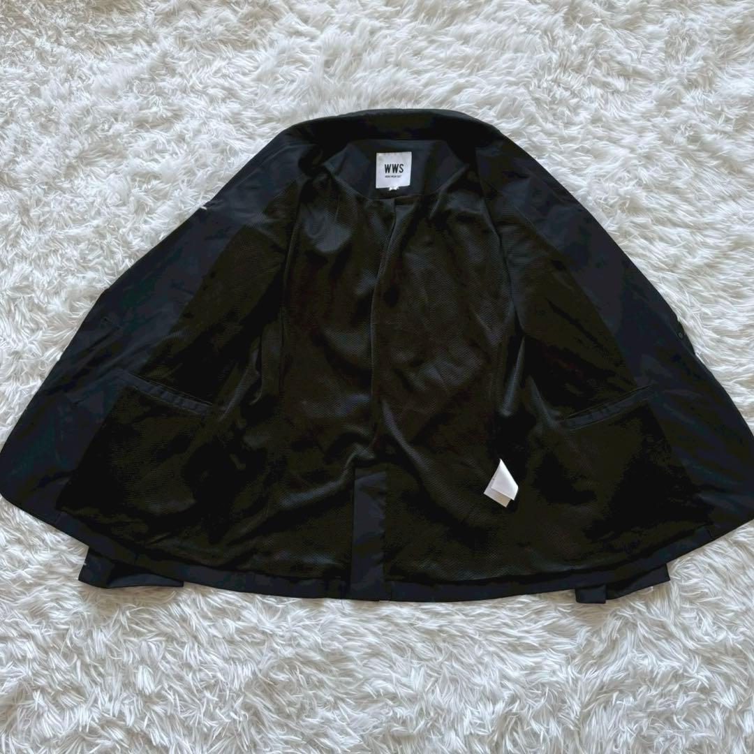 ◎美品 人気アイテムWWS スーツ 濃紺 L 高機能スーツ 洗える 1