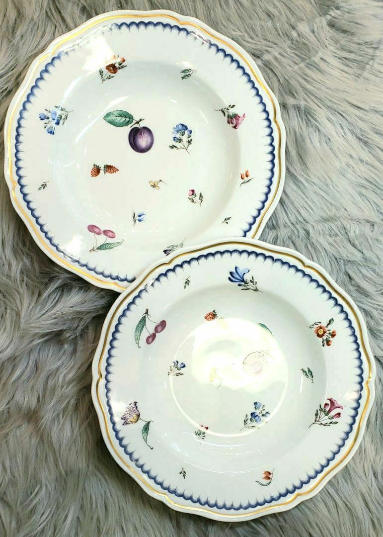 ✨リチャードジノリ イタリアンフルーツ スーププレート 24cm　2枚セット✨