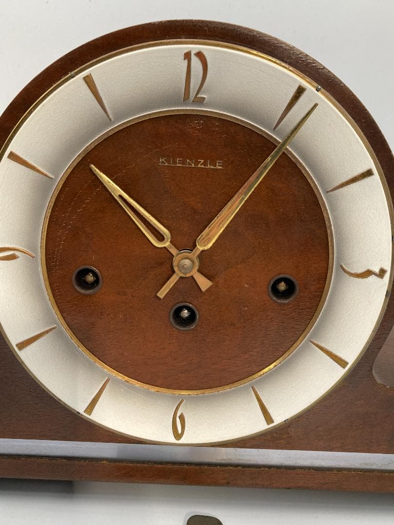 「2008」ドイツ製 Kienzle 木製置時計 アナログ式