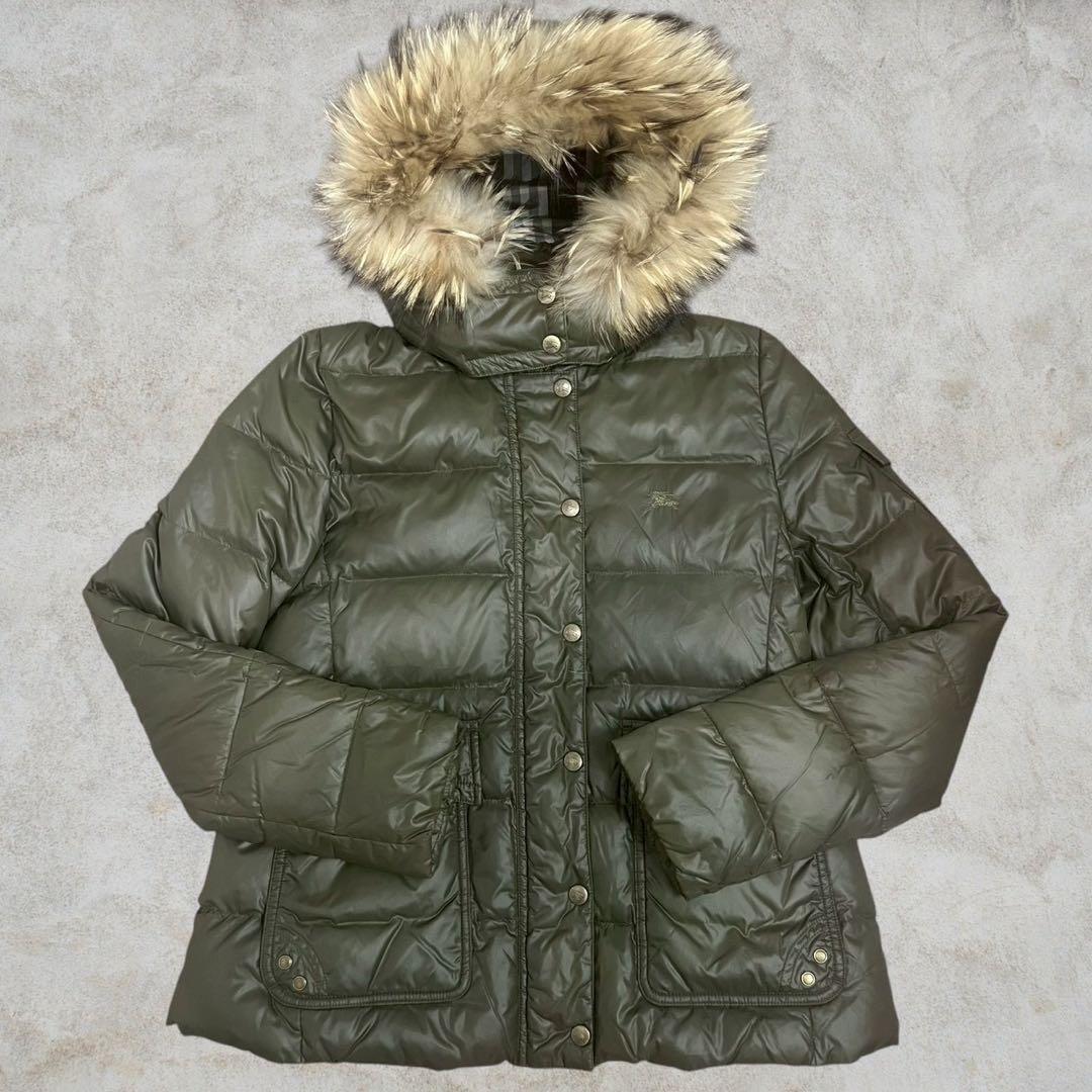 美品 バーバリーブルーレーベル 3WAYダウン 40