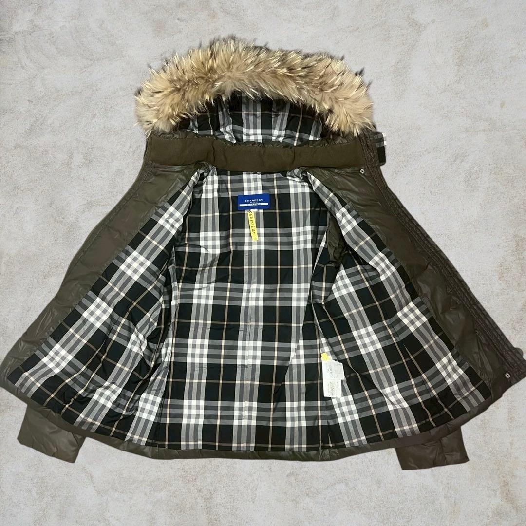美品 バーバリーブルーレーベル 3WAYダウン 40