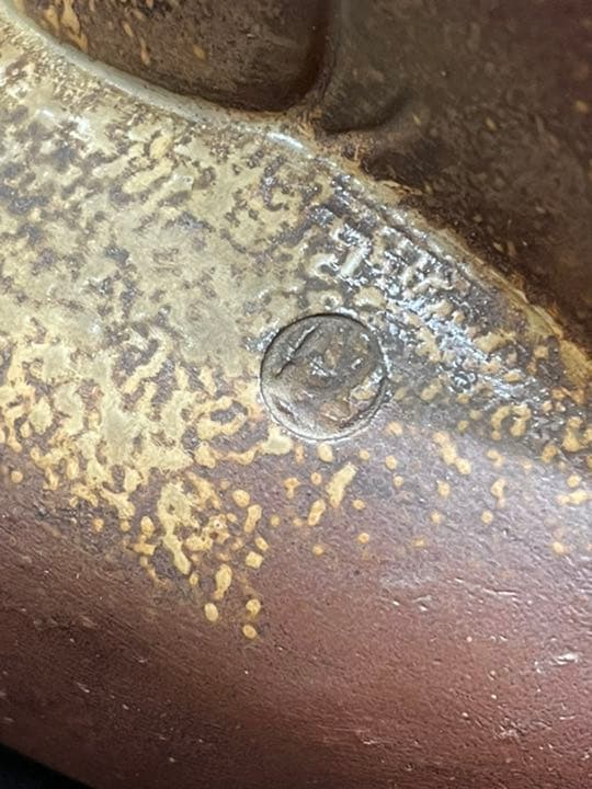 s213　備前焼　布袋　置物
