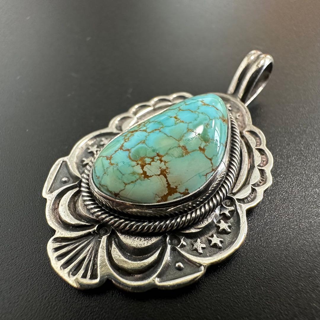NAVAJO Gary reeves No.8 ターコイズ ペンダントトップ