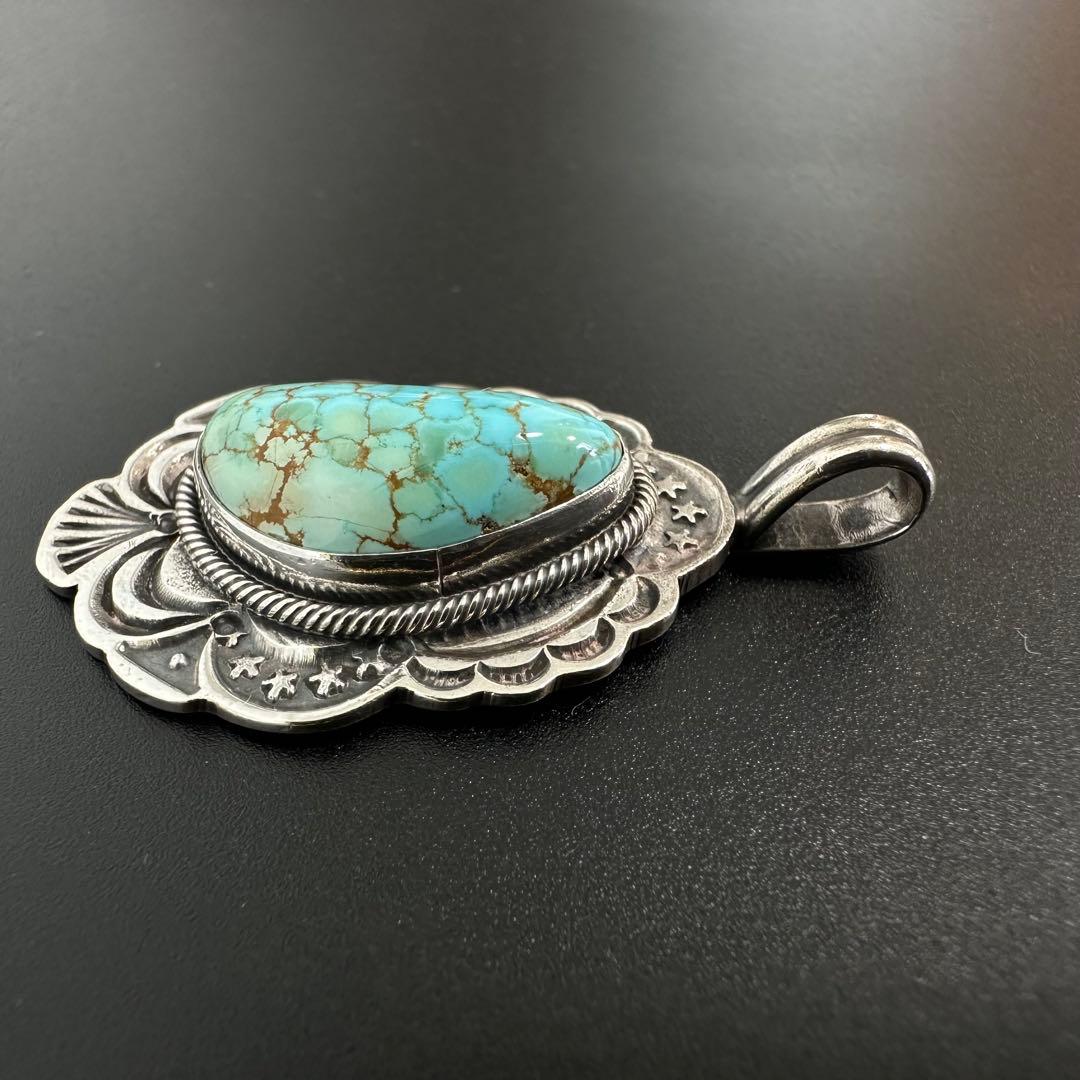 NAVAJO Gary reeves No.8 ターコイズ ペンダントトップ