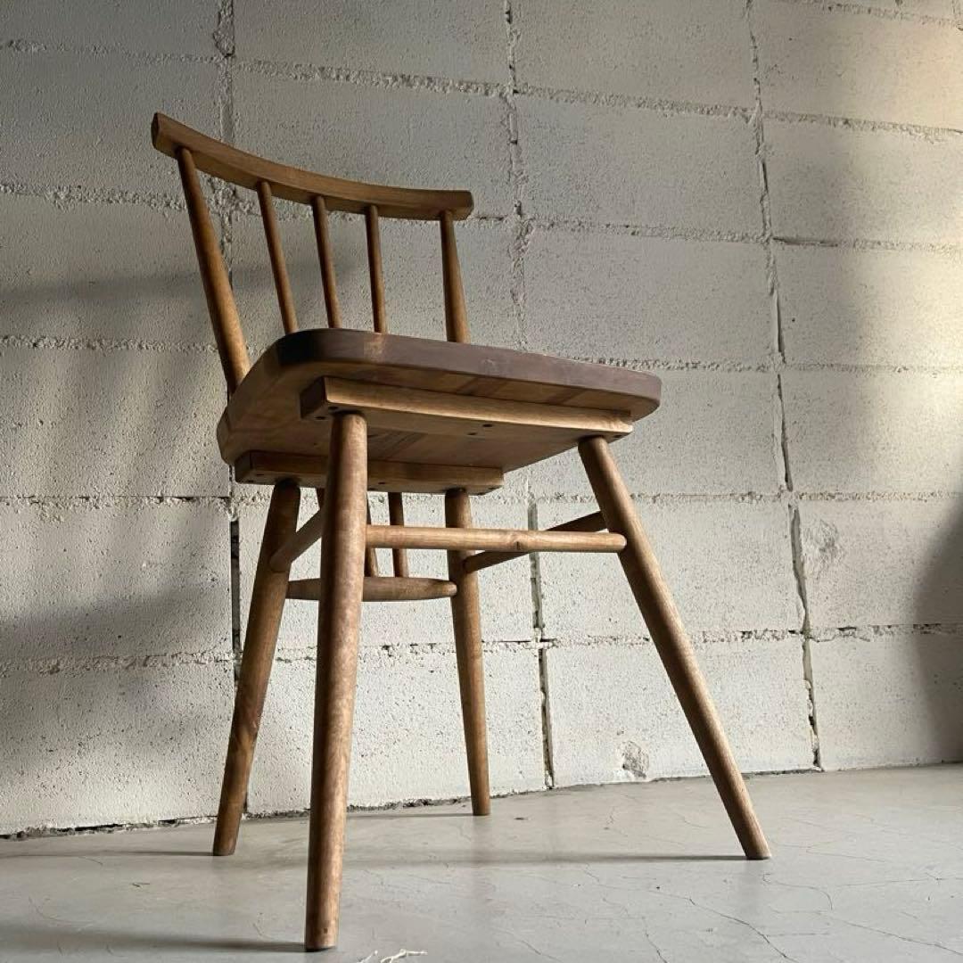 関家具　アネモネ　ダイニングチェア　バーチ無垢材　北欧テイスト　コンパクトサイズ