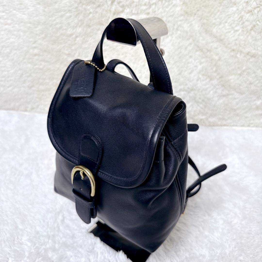 バッグ COACH Old Coach Leather Mini Backpack