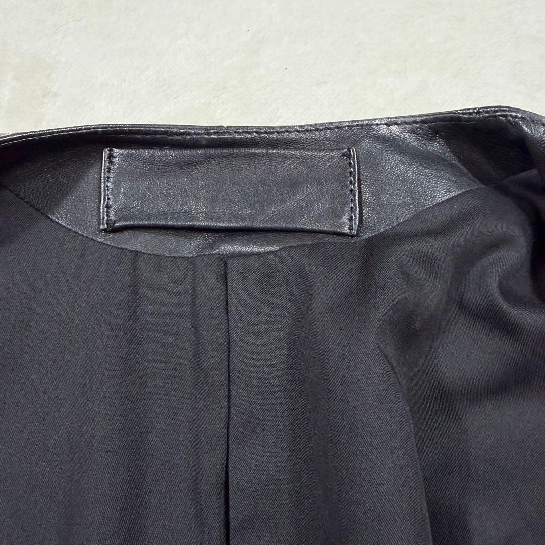 Dulcamara ドゥルカマラ ラムレザー バルーンブルゾン M 黒