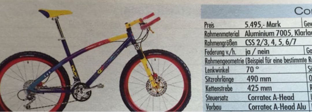 corratec コラテック MTB Grizzly Bow 202 フレーム