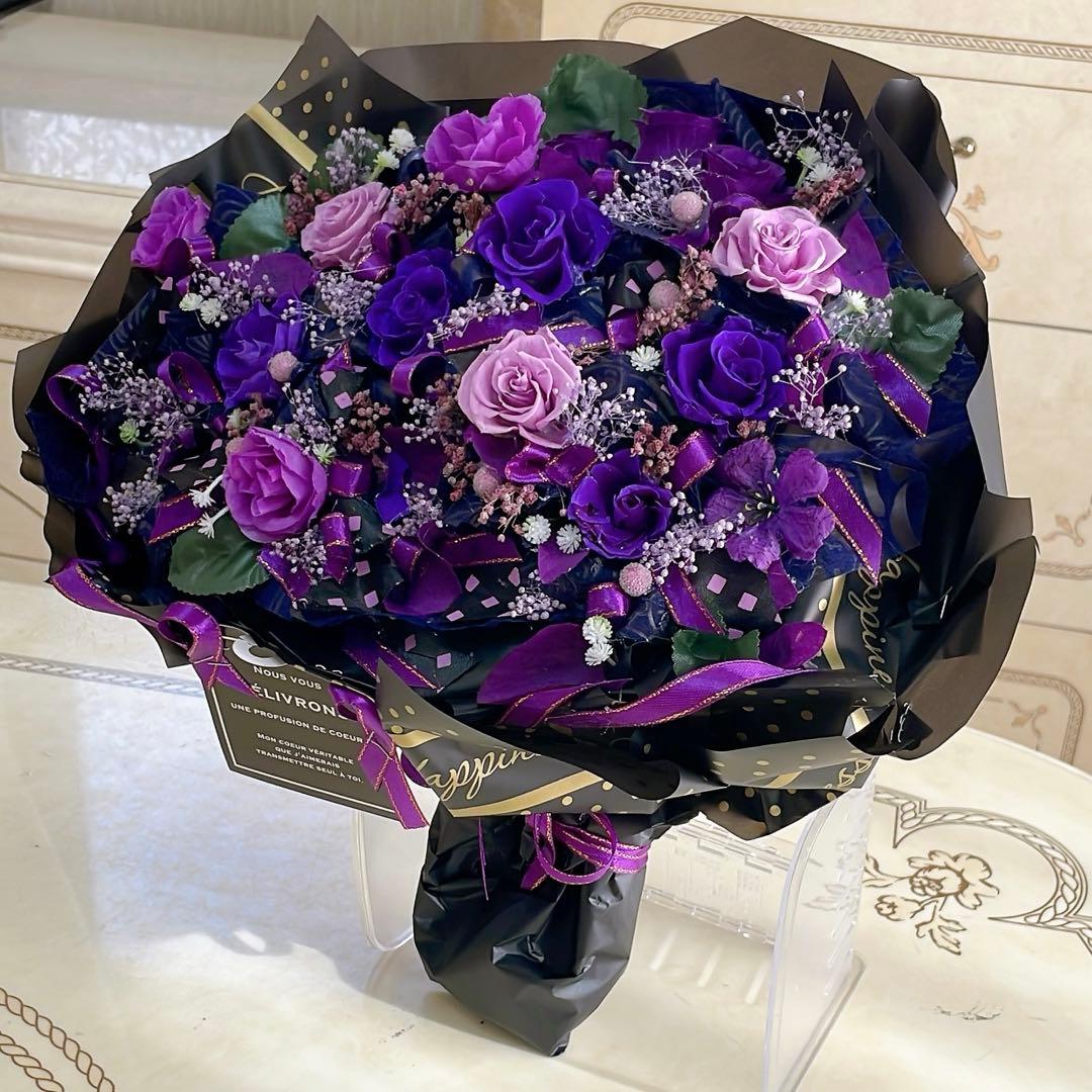 ✨特大✨大人気の花束✨バラプリザーブドフラワー＆アーティフィシャルアレンジ✨✨