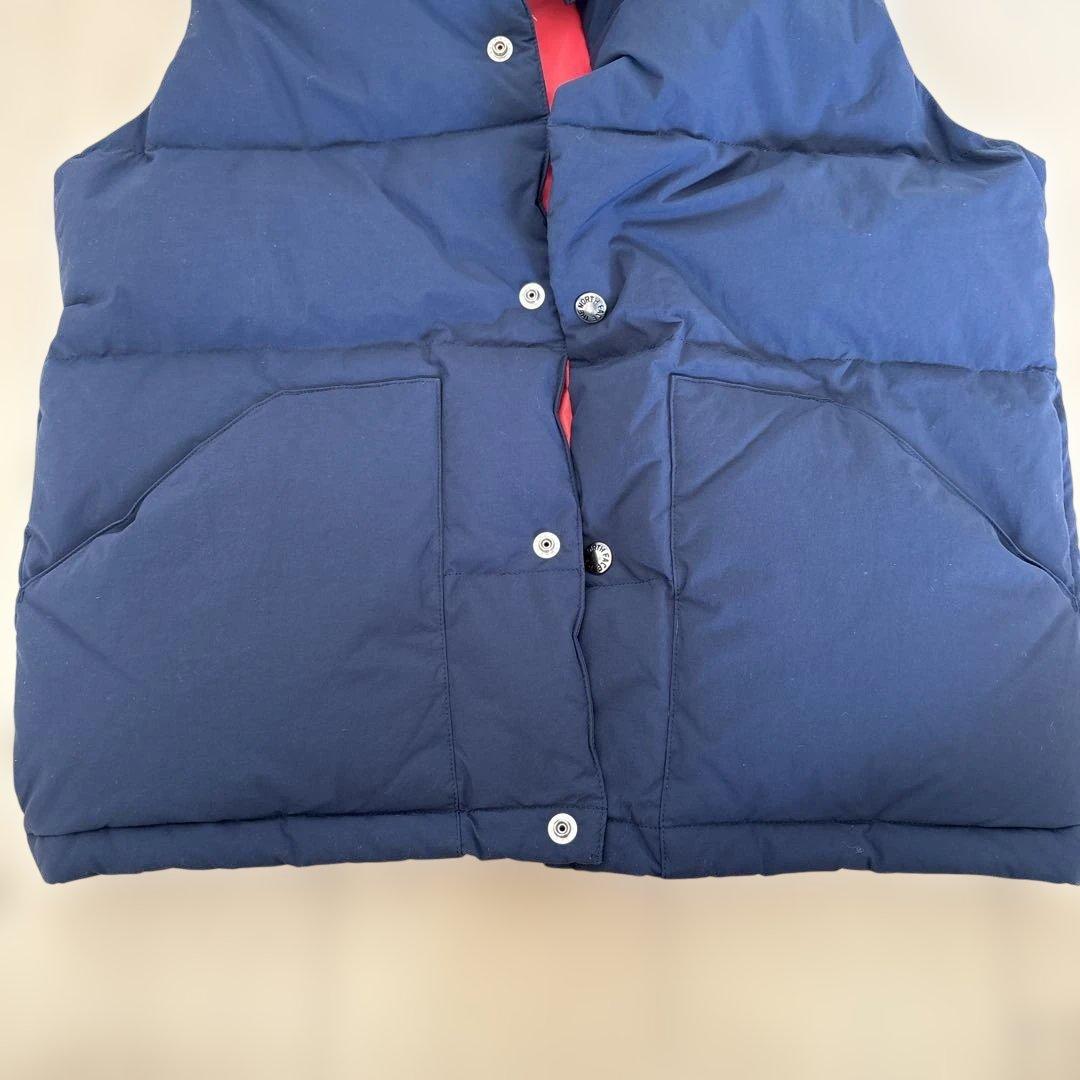 美品THE NORTH FACE ダウンベスト　キャンプシエラベスト　ネイビー