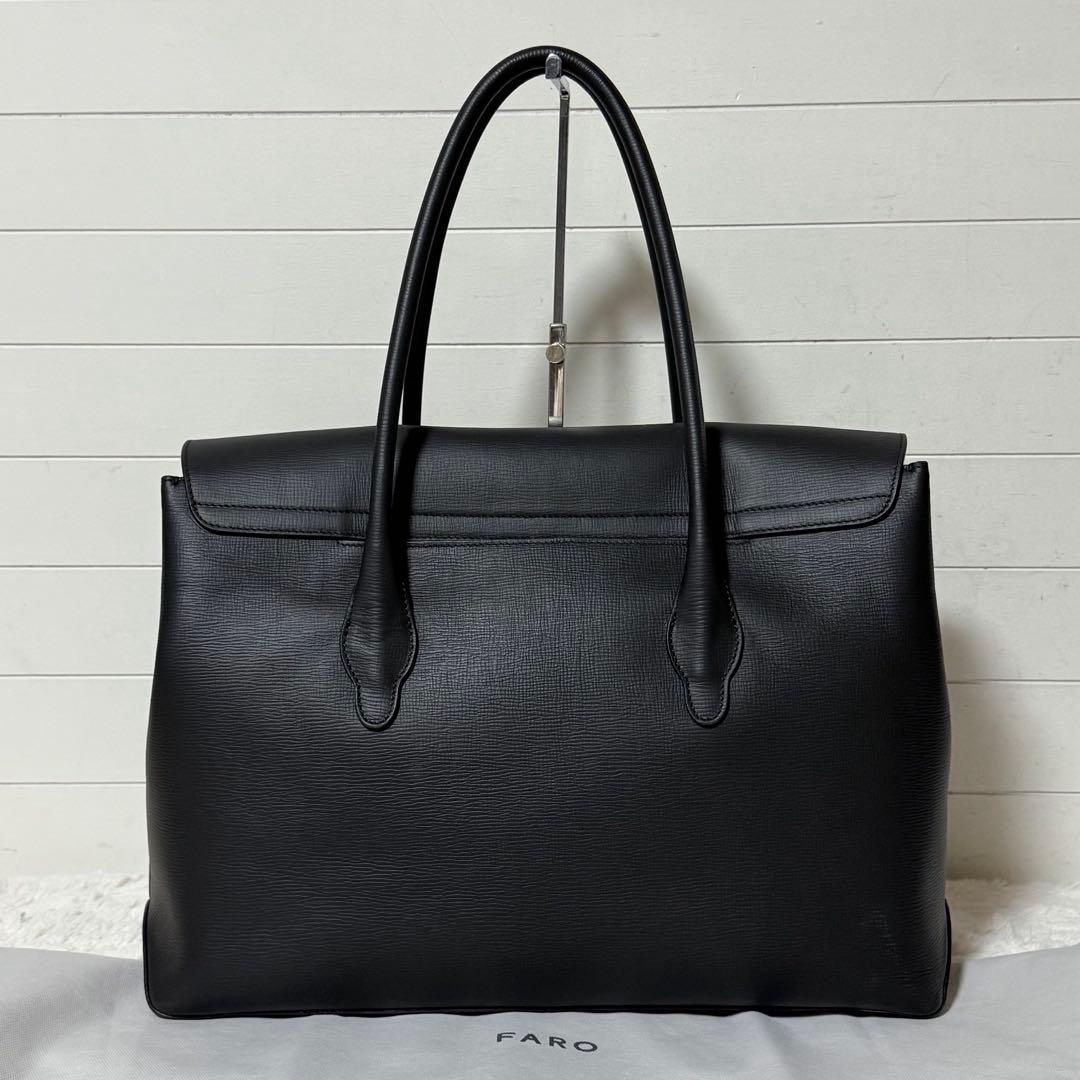 ⭐️新品未使用⭐️ FARO ファーロ　トートバッグ　Cartello レザー　黒