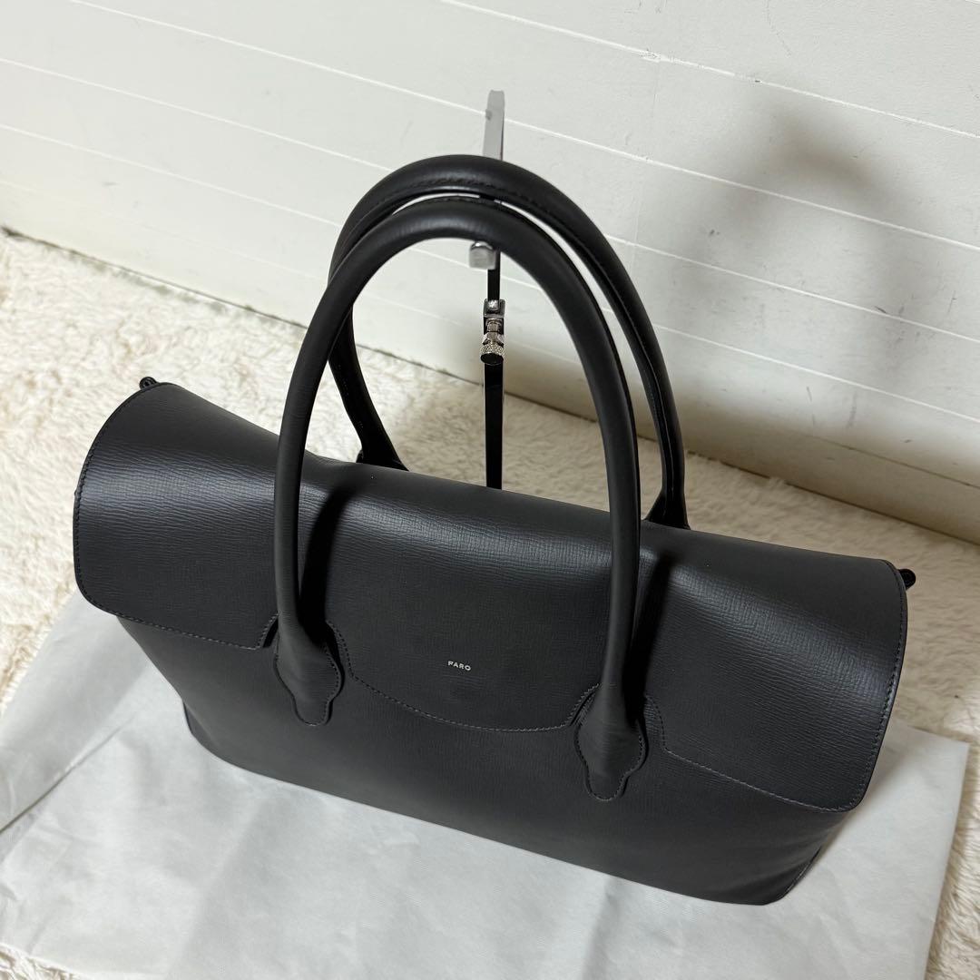 ⭐️新品未使用⭐️ FARO ファーロ　トートバッグ　Cartello レザー　黒