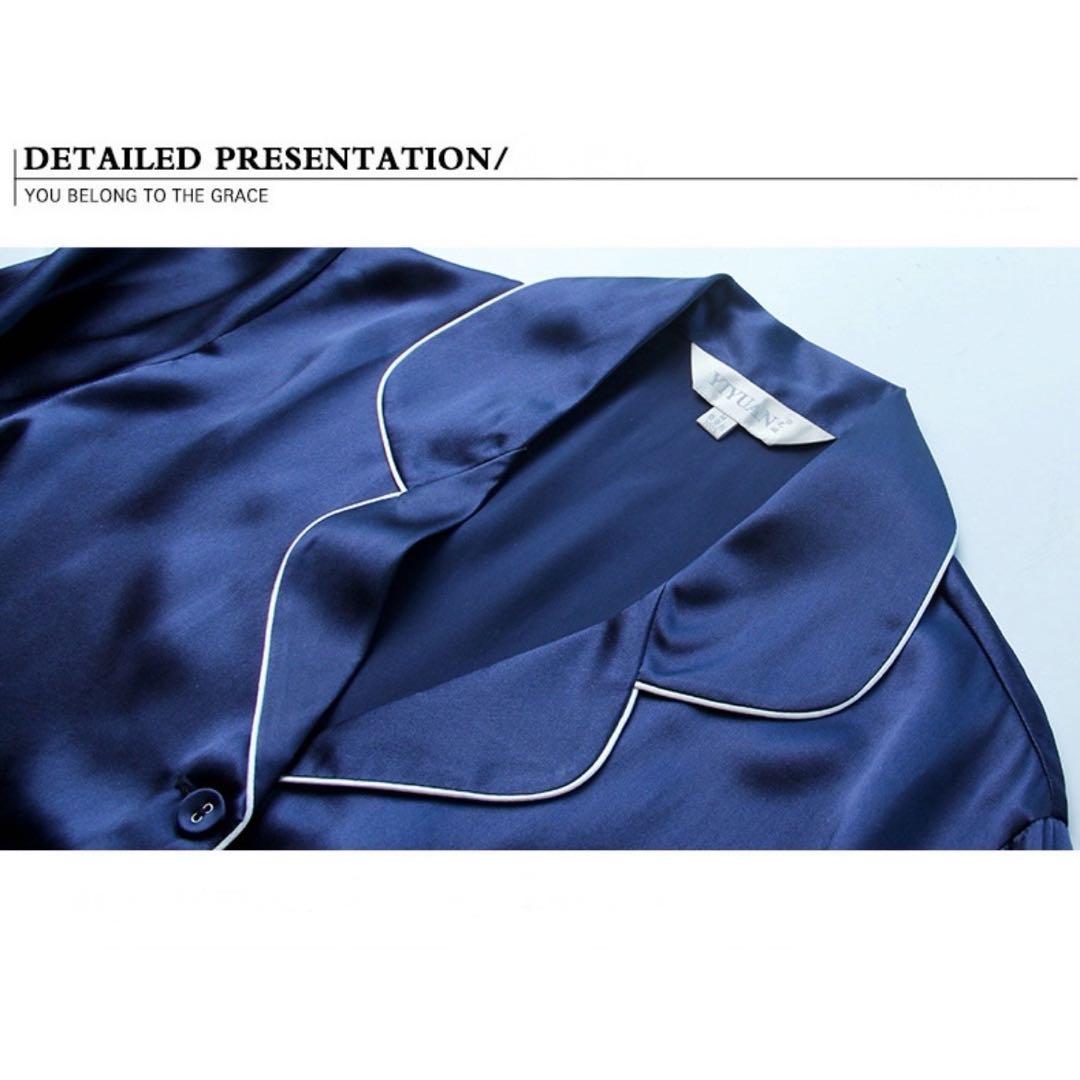 481 新品 シルクパジャマ 絹100% L ピンク 天然素材 一等品