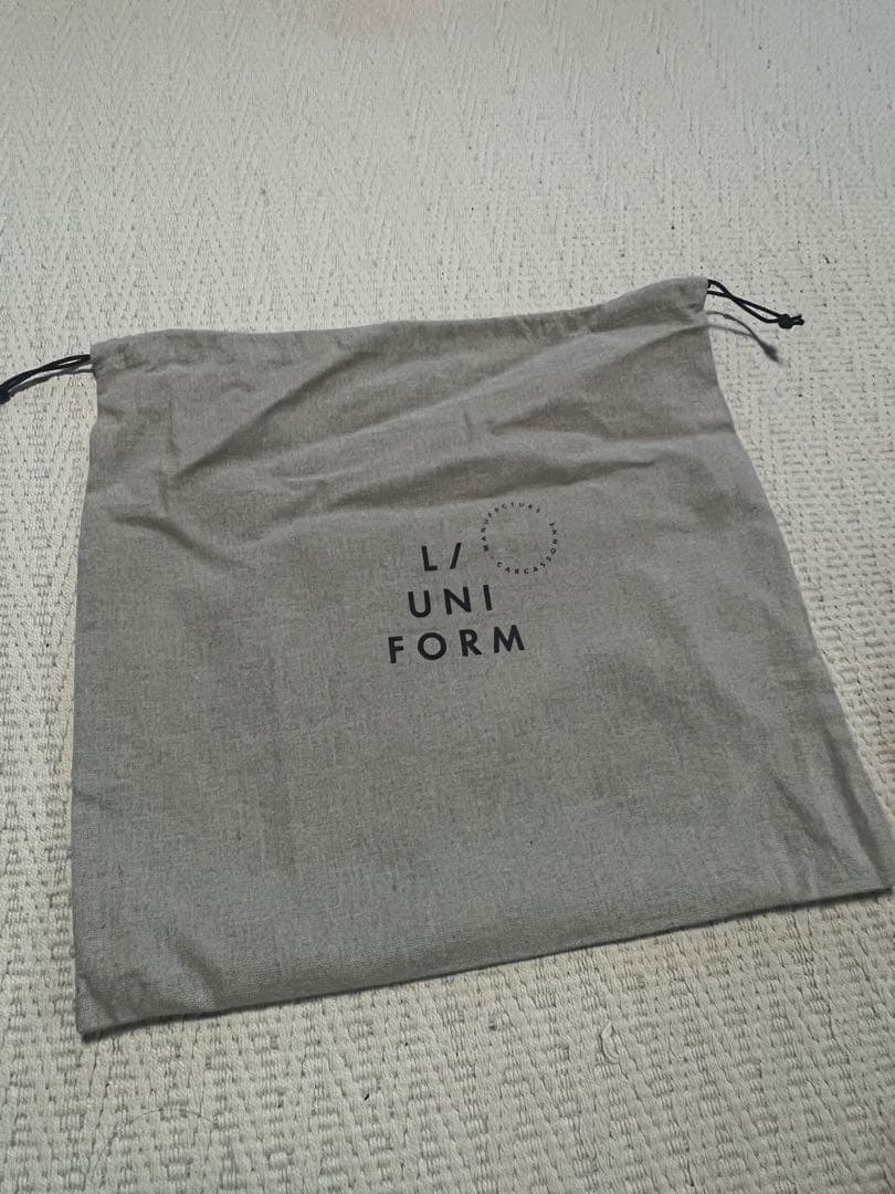 【L/UNIFORM】エプロン（グリーン）　新品・未使用品