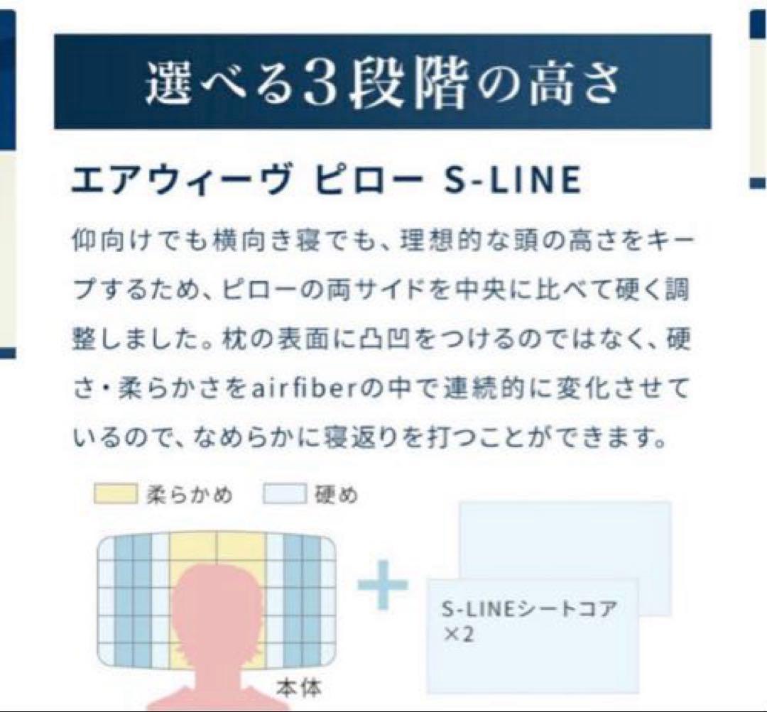 お値下げ中☆美品☆エアウィーブSーLINE