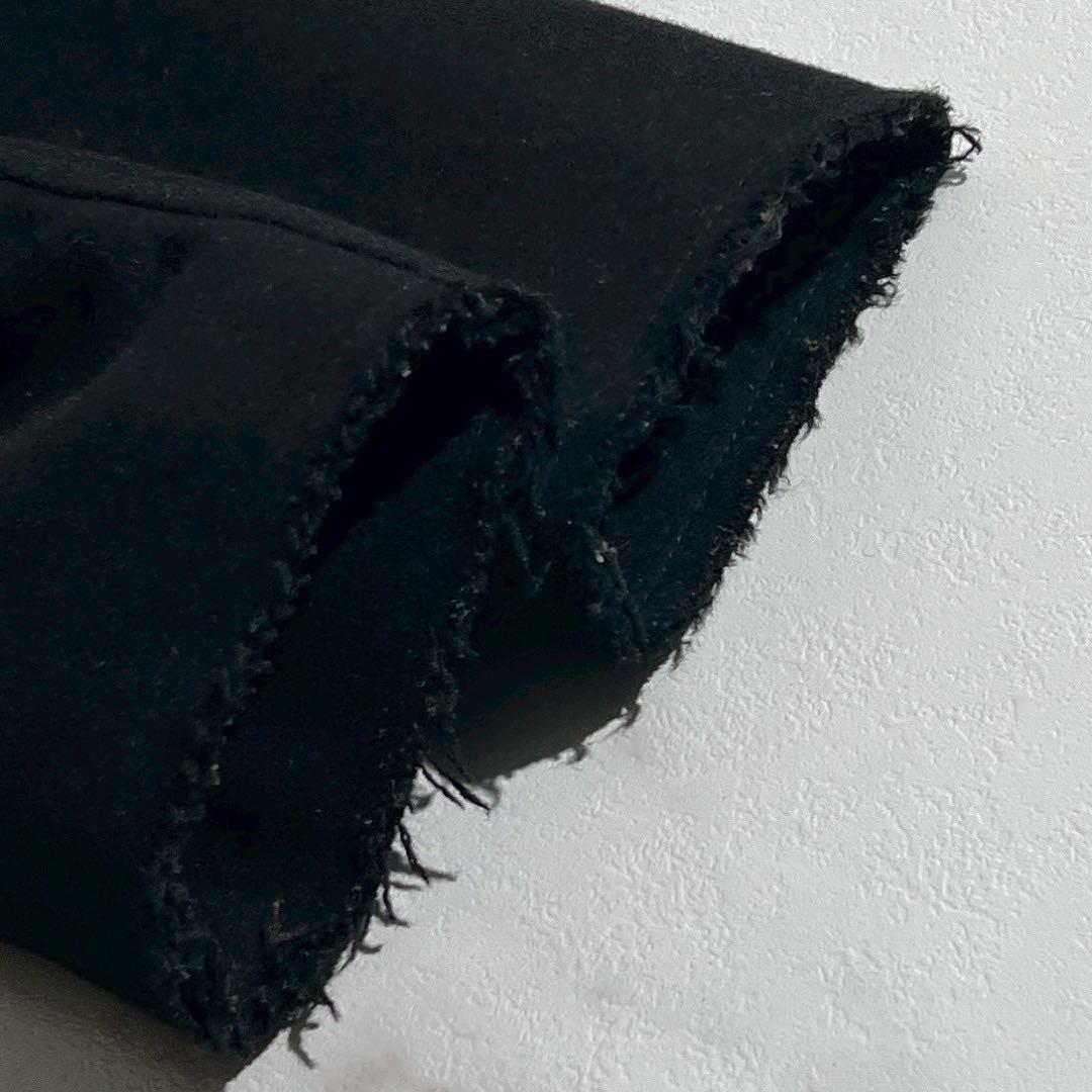 【美品】ディーゼル チェスターコート Lサイズ 切りっぱなし加工 ウール 黒