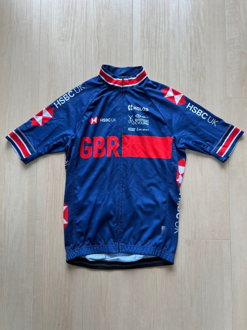 激レア直輸入品　イギリスナショナルチーム　 サイクルジャージ