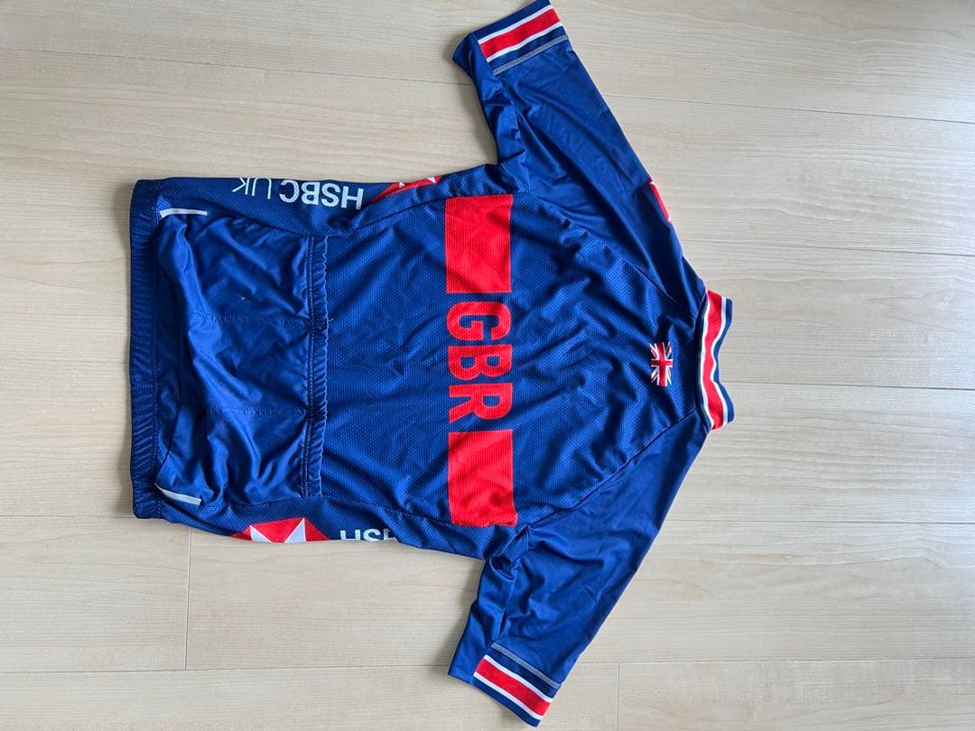 激レア直輸入品　イギリスナショナルチーム　 サイクルジャージ
